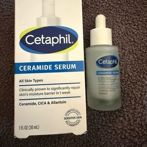 Cetaphil Ceramide Serum - Hydrating Face Serum (White/Blue)